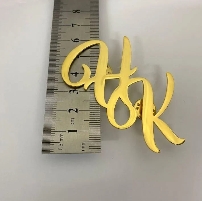 Custom Initial Lapel Pins – Personalized Elegant Lapel Pin for Men – Perfect Gift for Weddings, Grooms, and Special Occasions - Belbren