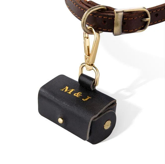 Personalized Pet Ring Bearer Pouch - Custom Initial Dog Wedding Ring Box, Unique Wedding Gift for Couples - Belbren