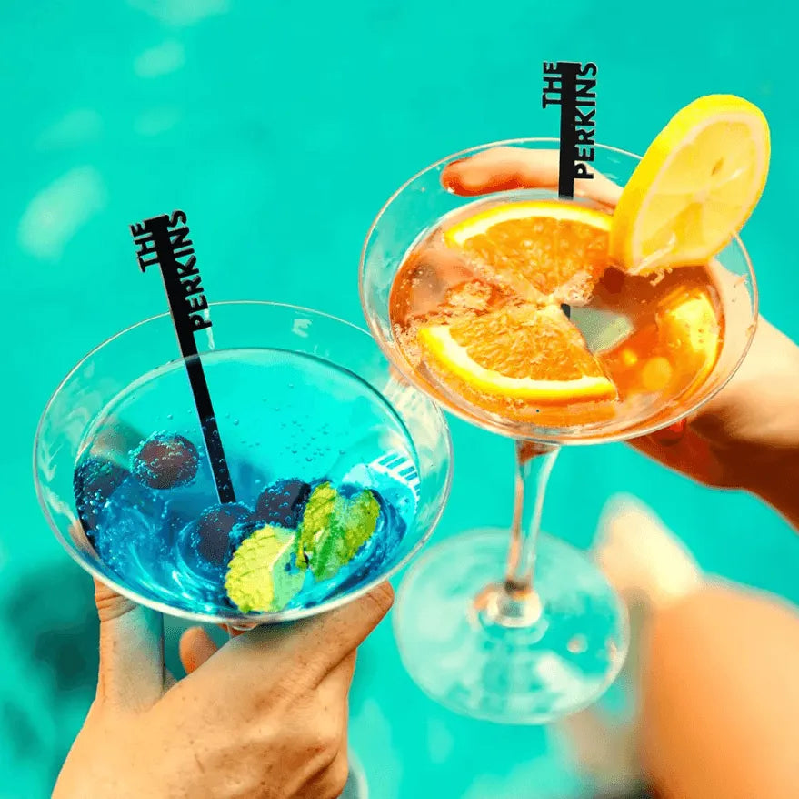 Personalized Wedding Cocktail Sticks - Custom Stirrers for Parties, Birthdays, Events - Elegant Drink Sticks - Belbren