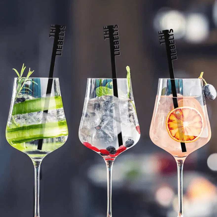 Personalized Wedding Cocktail Sticks - Custom Stirrers for Parties, Birthdays, Events - Elegant Drink Sticks - Belbren