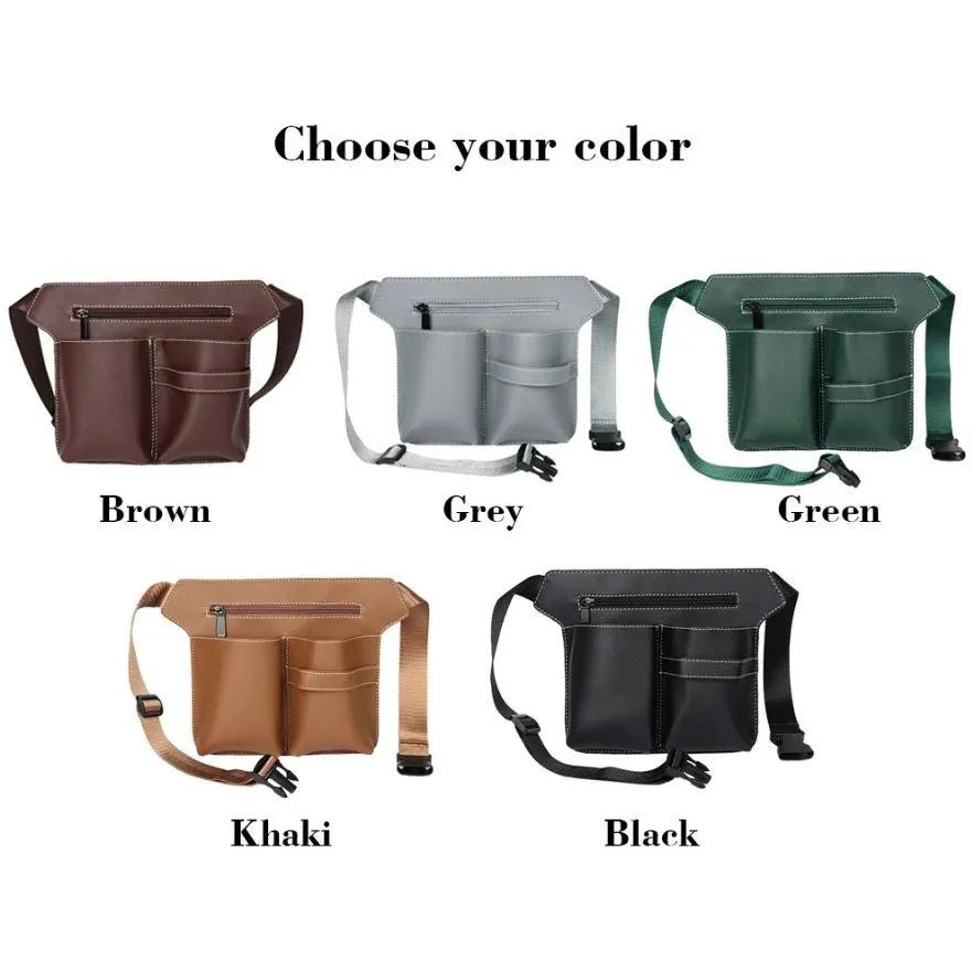 Custom Hairdresser Tool Belt Bag | Personalized Leather Scissor Pouch for Barbers - Belbren