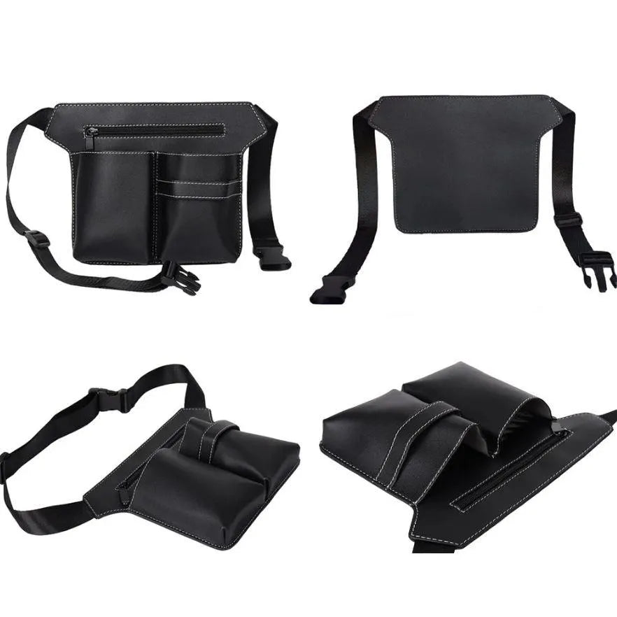 Custom Hairdresser Tool Belt Bag | Personalized Leather Scissor Pouch for Barbers - Belbren