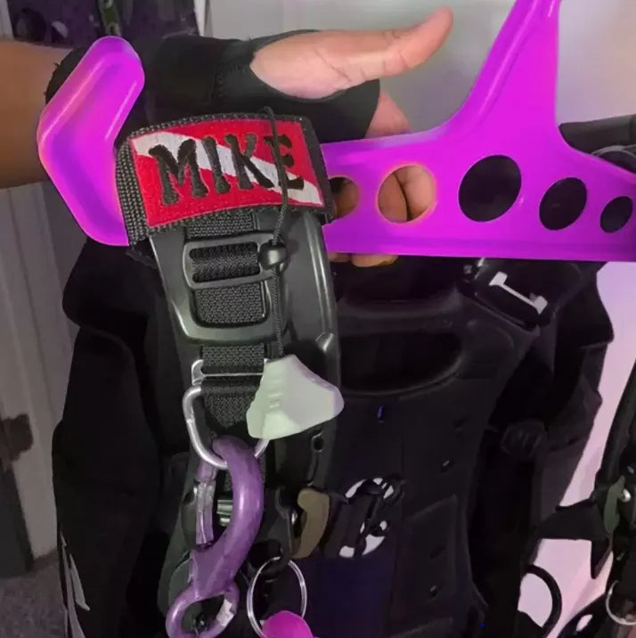 Custom Scuba BCD Name Tag | Personalized Embroidered Dive Gear Patch | Gift for Scuba Divers, Dive Crew & Instructors - Belbren