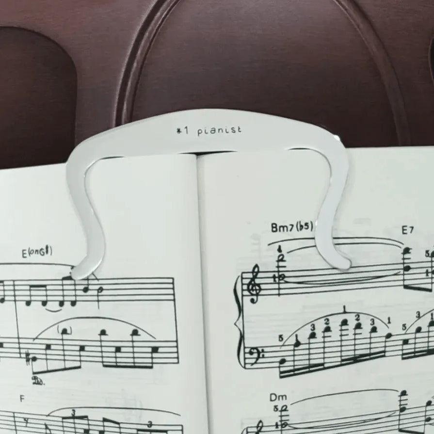 Custom Music Book Holder Clip - Personalized Gifts for Musicians & Composers - Belbren