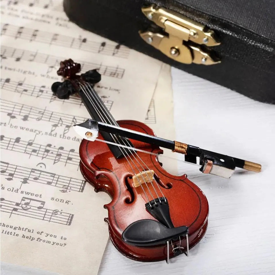 Mini Musical Violin for Complainers - Fun Novelty Gift, Perfect for Bosses & Office - Functional Miniature Gag Instrument - Belbren