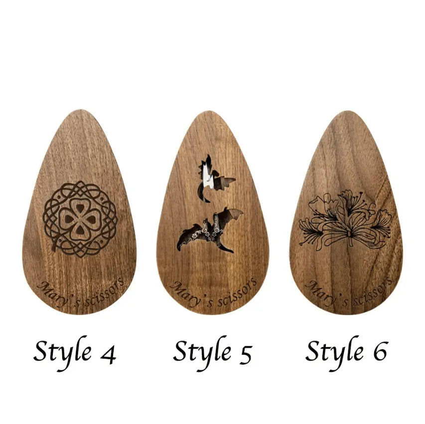 Vintage European/Stork Embroidery Scissors, Personalized Engraved Wooden Box, Custom Sewing Gift, Craft, Needlework, Mother's Day - Belbren