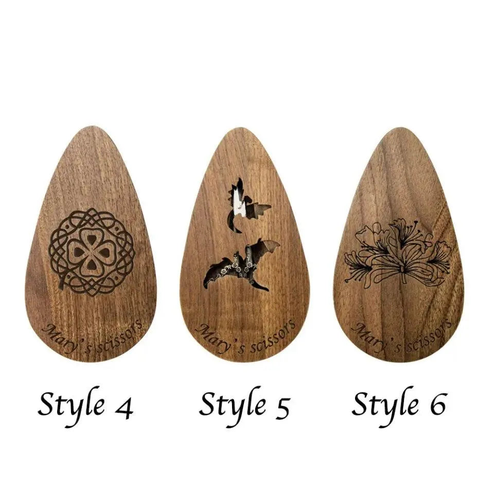 Vintage European/Stork Embroidery Scissors with Custom Engraved Wooden Box - Precision Sewing Tool for Crafters and DIY - Belbren