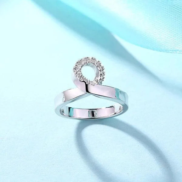 925 Sterling Silver Infinity Ring - Personalize with Gem Birthstones and Custom Engraving - Belbren