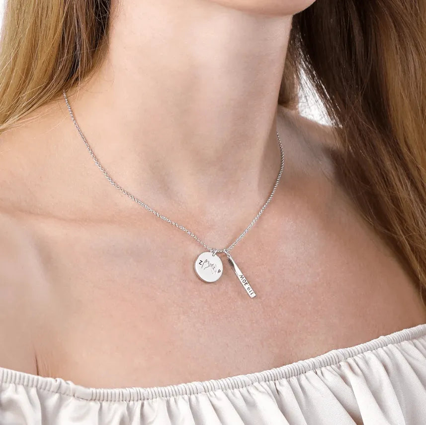 Pinky Promise Necklace | Pinky Swear | Hand Gesture Necklace | Sister, Best Friends Necklace | Mother Daughter Hand Gestures Pinky Necklace - Belbren