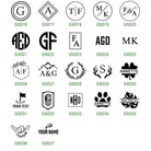 Custom monogram and logo design options for personalized golf ball holder