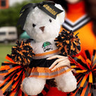 Custom Cheerleading Teddy Bear | Personalized Plush Mascot with Name & Pom-Poms | School Spirit Gift for Girls, Teams & Coaches - Belbren