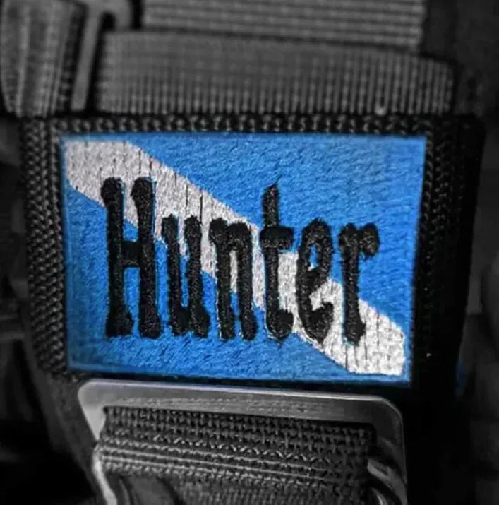 Custom Scuba BCD Name Patch | Personalized Embroidered Dive Tag with Velcro | Waterproof Gear ID Label for Divers & Instructors - Belbren