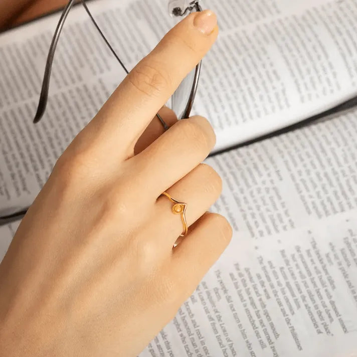 Sterling Silver Mustard Seed Ring - Elegant Spiritual Gift – Belbren