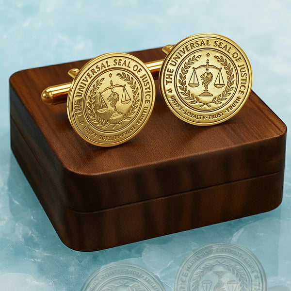 Custom Family Crest Cufflinks | Personalized Logo or University Emblem