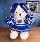 Custom Cheerleading Teddy Bear | Personalized Plush Mascot with Name & Pom-Poms | School Spirit Gift for Girls, Teams & Coaches - Belbren