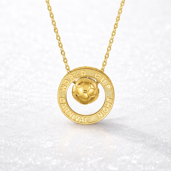 Personalized Name & Number Football Championship Necklace