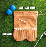 Custom Name Golf Ball Sacks, Portable Flannelette Golf Ball Bag, Funny Golf Gift for Men/Dad, Perfect for Golf Enthusiasts