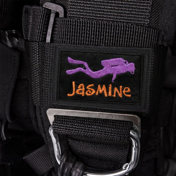 Custom Scuba Dive Tag, Personalized Gear Label for Divers