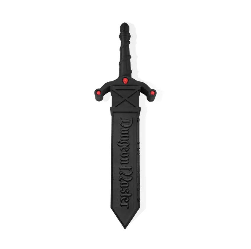 Hex Blade Polyhedral Dice Holder Dagger | Custom Engraved Dice Vault for Tabletop RPG | 3D Printed Dice Storage - Belbren