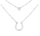 Layered Horseshoe Necklace - Elegant & Trendy Good Luck Charm Jewelry. - Belbren