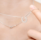 Layered Horseshoe Necklace - Elegant & Trendy Good Luck Charm Jewelry. - Belbren