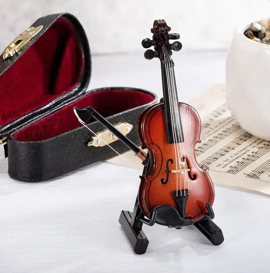 Mini Musical Violin for Complainers - Fun Novelty Gift, Perfect for Bosses & Office - Functional Miniature Gag Instrument - Belbren