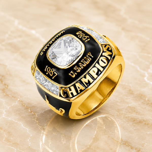 Personalized Championship Ring for Players - Customize with Your Name or Team - Ideal Gift for Sports Fans