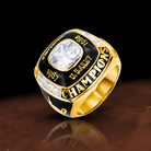 Personalized championship ring customized with a name or team for players and sports fans