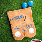 Personalized Golf Ball Sack - Customizable Funny Golf Bag, Perfect Golf Gift for Men/Dad - Belbren