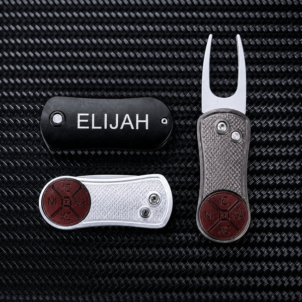 Personalized Engraved Golf Divot Tool & Ball Marker