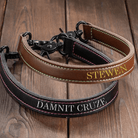 Personalized Horse Tack Leather Grab Strap for Saddle - Custom Handle with Name for Ponies & Riders - Belbren