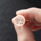 Personalized Pet Photo Cufflinks for Men - Ideal Pet Memorial & Groom Gifts - Belbren