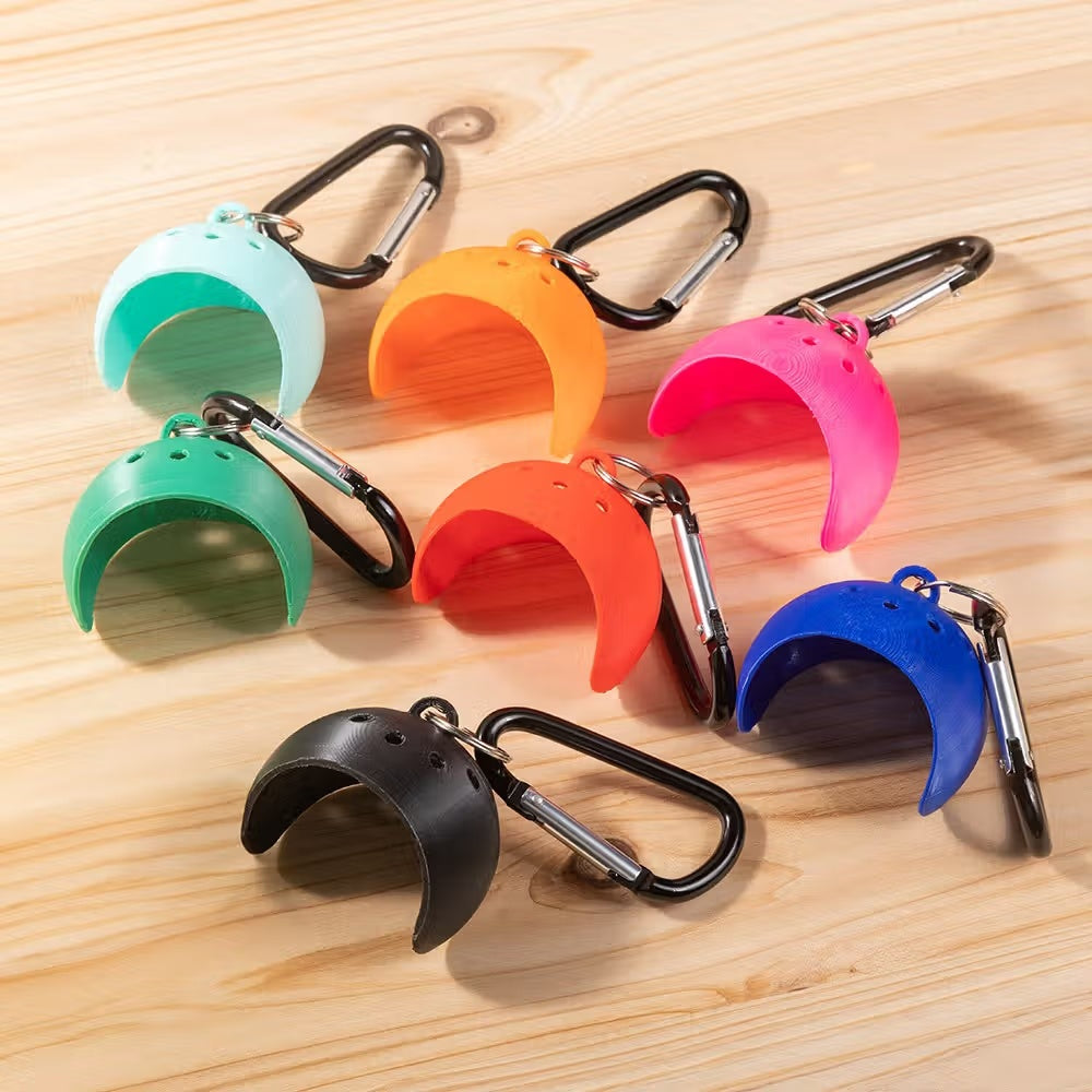 Personalized dog tennis ball holder colour options with carabiner clips