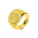 Personalized Wax Seal Signet Ring - Custom Family Crest, University Crest & Coat of Arms - Heirloom Quality Jewelry