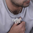 Custom Hip Hop Name and Date Necklace - Personalized Gift for Men - Belbren