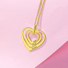 Engraved Family Heart Necklace In Sterling Silver - Belbren