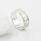 Heartbeat Ring with Name for Her Sterling Silver - Belbren