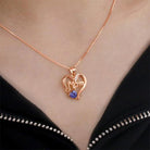 Mom Heart Necklace With Birthstone - Belbren