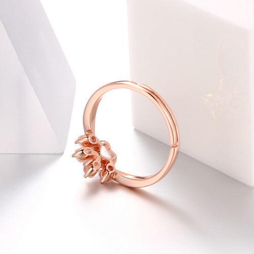 Natural Crystal Pink Cat Paw Ring Gift for Pet Lover (Adjustable) - Belbren