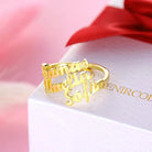 Personalized 3 Name Ring - Belbren