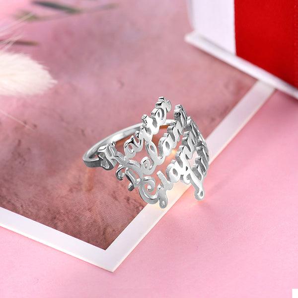 Personalized 4 Name Ring - Belbren