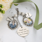 Personalized Bridal Bouquet Charm - Wedding Memorial Photo Keepsake - Belbren