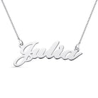 Personalized Classic Name Necklace Sterling Silver - Belbren