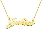 Personalized Classic Name Necklace Sterling Silver - Belbren