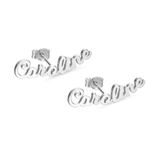 Personalized Name Stud Earrings for Her - Belbren